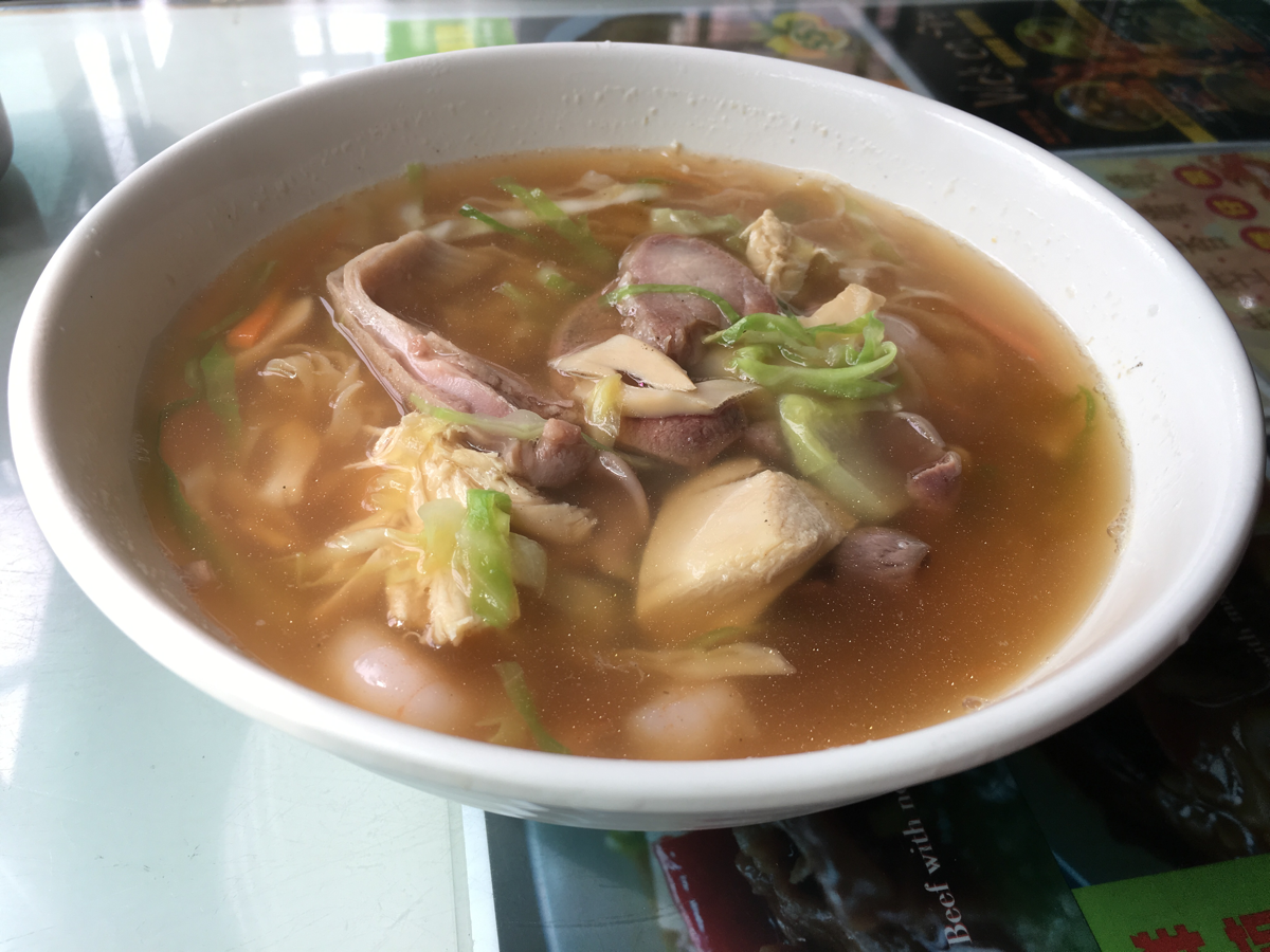美都餐室@香港油麻地の「美都湯麺」はあっさりした麺を食べたい人にオススメです