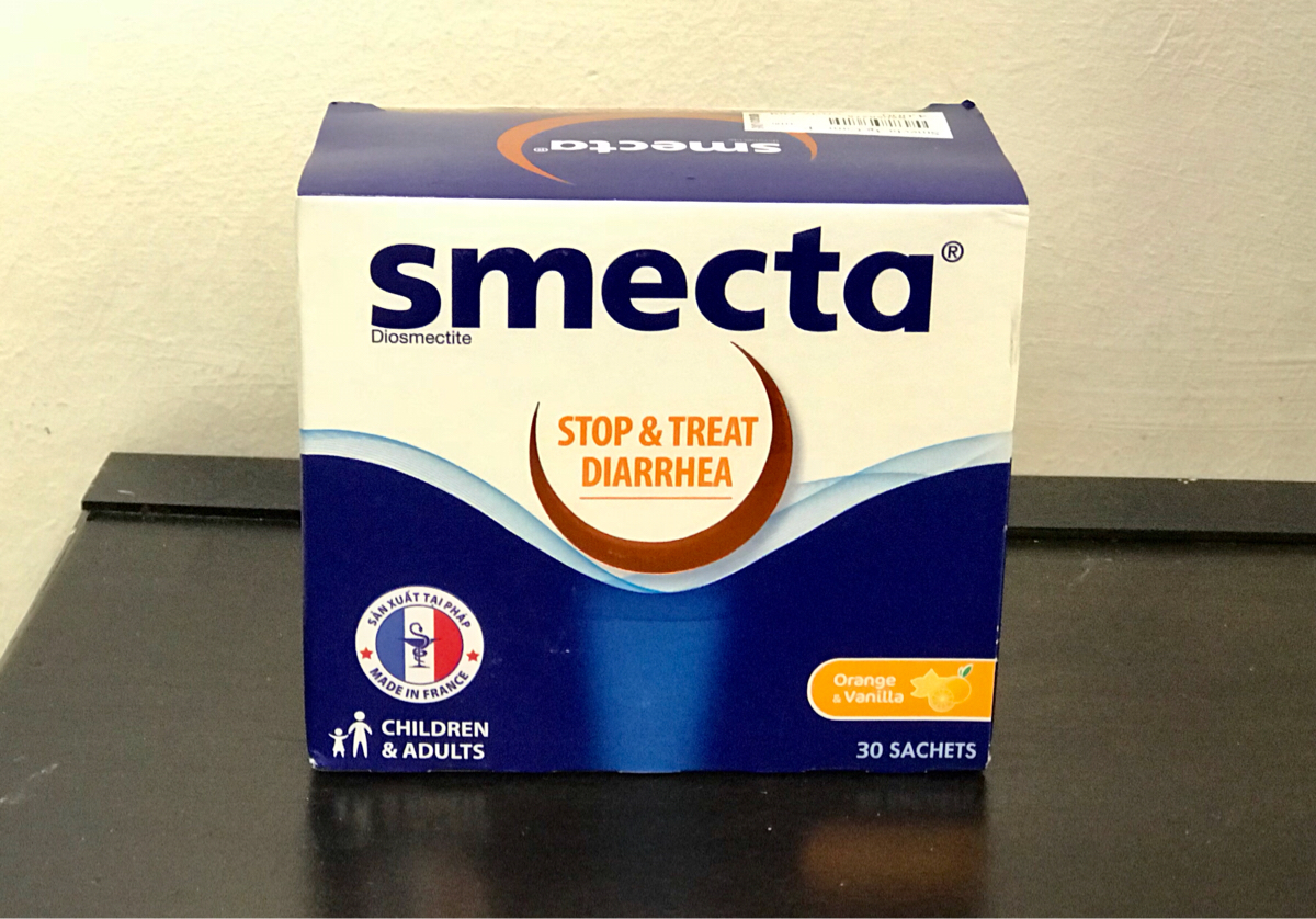 ベトナムで下痢止めの薬smecta(スメクタテスミン)が香港の3分の1以下の値段だったので、思わず箱買いしてしまった〜子連れでハノイ旅行(3)