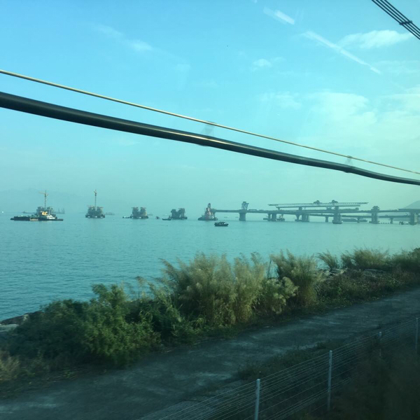 港珠澳大橋は2018年に開通したけど、東涌西駅ができる2024年にはさすがに香港にいないと思う