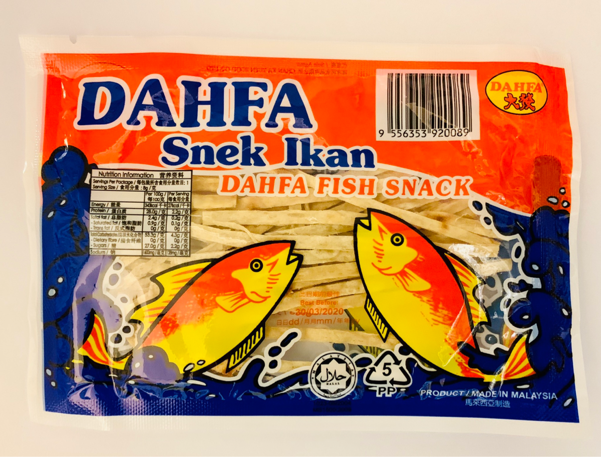 香港人はお酒のおつまみのようなスナックが好き〜Dahfa Fish Snack