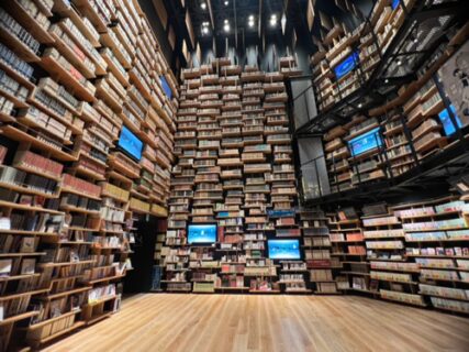 エディットタウン-ブックストリートでは、本と本の間にある何かを探したい／角川武蔵野ミュージアム初体験（３）