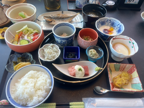 黒船ホテルの朝食と、よく晴れた朝